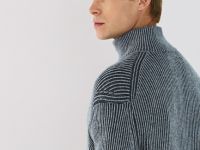 Джемпер с ангорой и шерстью, Серый