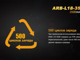 Аккумулятор 18650 Fenix ARB-L18-3500 Rechargeable Li-ion Battery