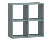 Стеллаж Кейн 4-75x75 Серо-зеленый