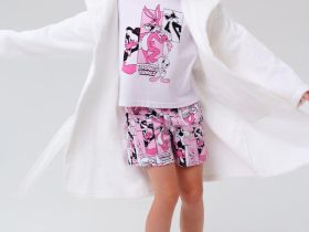 Халат текстильный для девочек