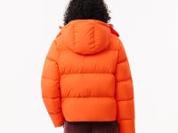 Женская короткая куртка Lacoste с капюшоном