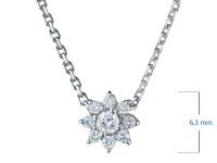 Колье из серебра э0612кл04190400