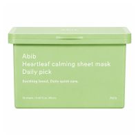 Набор успокаивающих масок с хауттюйнией Abib Heartleaf Calming Sheet Mask Daily Pick