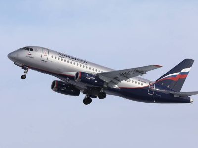 Летевший из Москвы в Самару Sukhoi Superjet  «Аэрофлота» вернулся в Шереметьево