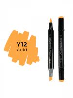 Маркер двухсторонний на спиртовой основе Sketchmarker Brush Цвет Золото