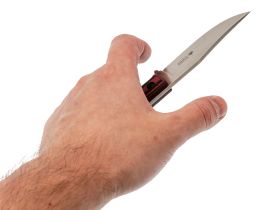 Туристический нож Asket, сталь N690, рукоять G10, черно-красный, Kizlyar Supreme