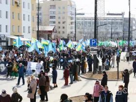 В Якутске состоялся парад молодёжи в честь Дня республики