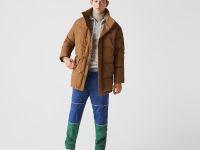 Мужской пуховик Lacoste с капюшоном