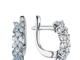 Серьги из белого золота э4712сг05180600