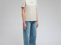 Футболка из мерсеризованного хлопка с принтом