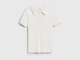 Джемпер с коротким рукавом для девочек, Белый