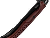 Складной нож НОКС Кугуар, сталь D2, рукоять титан/G10, красный