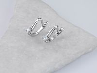 Серьги из белого золота с бриллиантами э4001сг05156800