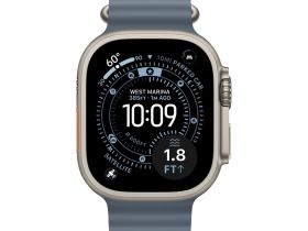 Смарт-часы Apple Watch Ultra 3 49mm Natural Titanium Case with Anchor Blue Ocean Band (One Size)