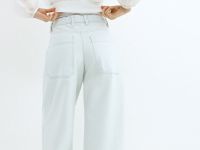 Блузка из лиоцелла с запахом, Белый