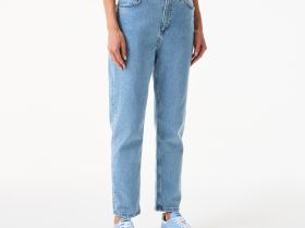 Женские прямые джинсы Lacoste с высокой талией