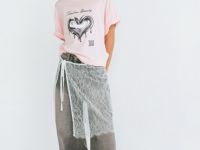 Футболка с AR-принтом для девочек, Розовый