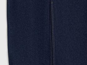 Джинсовая юбка миди, Синий