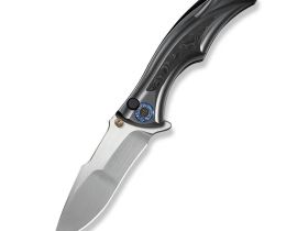 Складной нож WE Knife Tighe Down, сталь M390, рукоять титан/карбон, черный