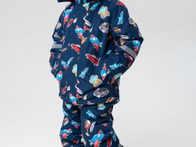 Комплект текстильный с полиуретановым покрытием для мальчиков: куртка, полукомбинезон