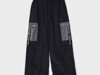 Брюки текстильные с полиуретановым покрытием для девочек