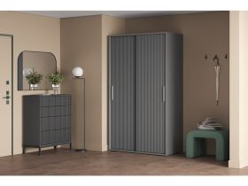 Шкаф-купе Беррингтон 2-120x210 Графитовый