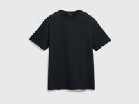 Базовая футболка с необработанным краем, Черный