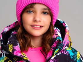 Шапка трикотажная для девочек