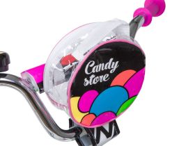 Детский велосипед Novatrack Candy 16, год 2023, цвет Белый