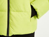 Пуховик с воротником-стойкой