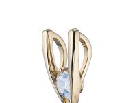 Подвеска из желтого золота с бриллиантом э0301пд01149600