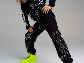 Брюки трикотажные для девочек