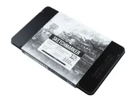 Набор чернографитовых карандашей Sketchmarker, 12 штук (2Н-14B), в металлическом пенале