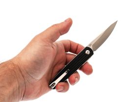 Складной нож Kizer Bamboo, сталь Nitro-V, рукоять G10, черный