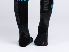 Термоноски трикотажные для девочек (высокие махровые)