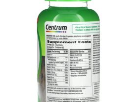 Centrum, Мультивитамины для взрослых, натуральное фруктовое ассорти, 180 жевательных таблеток