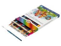 Набор карандашей акварельные Гамма "Классические" 36 цв., шестигранные, заточен., с кистью, картон.