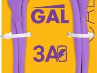 Кабель Gal USB-C to USB-C 1m Purple