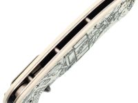 Складной нож Steelclaw Крыса "Сказка", сталь VG-10, рукоять White G10