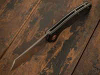 Складной нож CJRB Crag, сталь D2, рукоять G10, черный