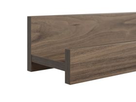 Полка Лиа 80x12 Орех Карини