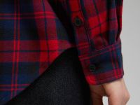 Рубашка оверсайз из хлопковой фланели