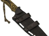 Нож Pocket Wolf Универсал конвекс, сталь AUS10Co, рукоять G10, желтый