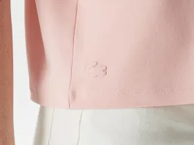 Женская хлопковая футболка Lacoste