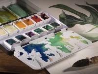 Набор акварели Talens "Rembrandt" Opaque mix 12 цв в металической коробке