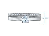 Кольцо из белого золота э0912кц02144100_white