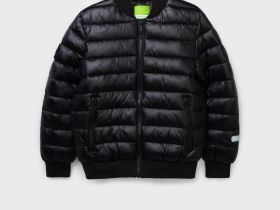 Куртка текстильная с полиуретановым покрытием для мальчиков (бомбер)