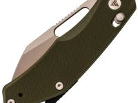 Складной нож SRM Cub, сталь Laminated 140Cr, рукоять G10, зеленый