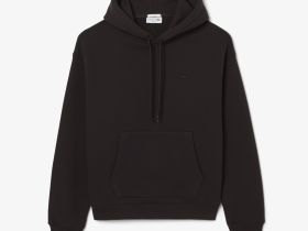 Хлопковый свитшот Lacoste унисекс свободного кроя