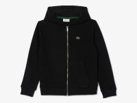 Детская флисовая толстовка Lacoste на молнии с капюшоном